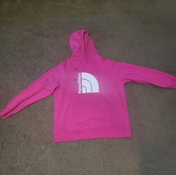 Pink North face hoodie - Picture 1 of 5